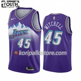 Utah Jazz Donovan Mitchell 45 Nike 2019-2020 Hardwood Classics Lasten Pelipaidat Swingman